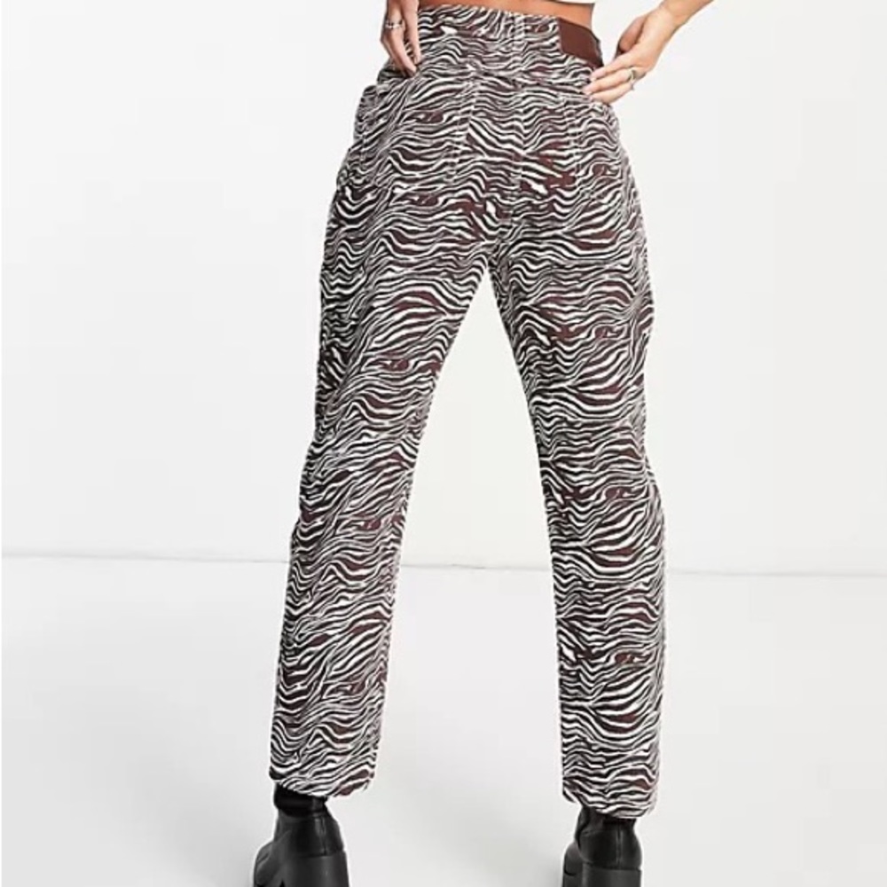 Declaimed vintage zebra jeans